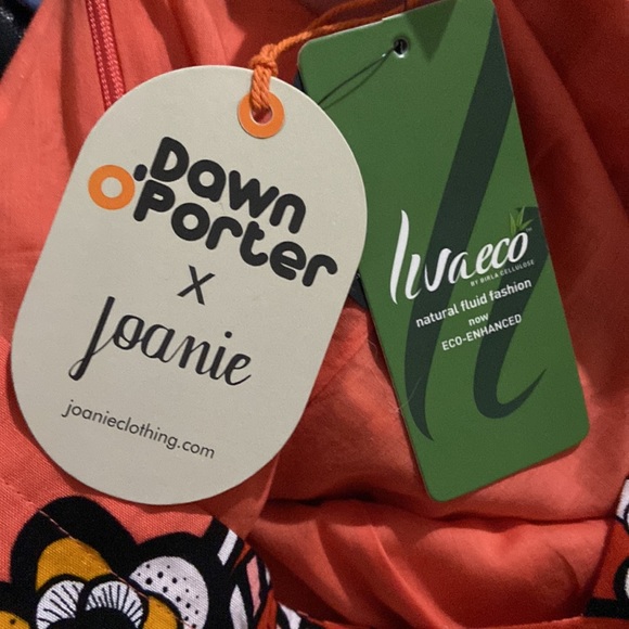 Joanie x Dawn O’Porter “Gimlet” Maxi Dress Retro 70s Red Carpet Floral NWT US 6 - Picture 8 of 8